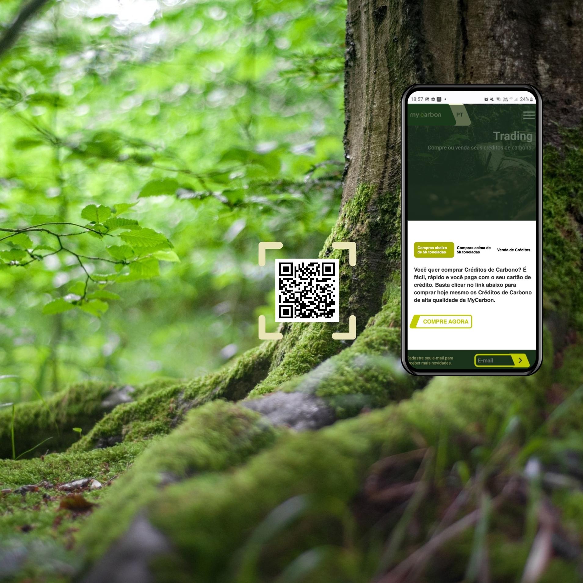 MyCarbon está on! Compre agora Créditos de Carbono...